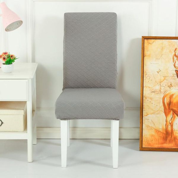 

chair covers 1/4/6 pcs solid color stretch spandex dining room slipcover living home party wedding decoration cover