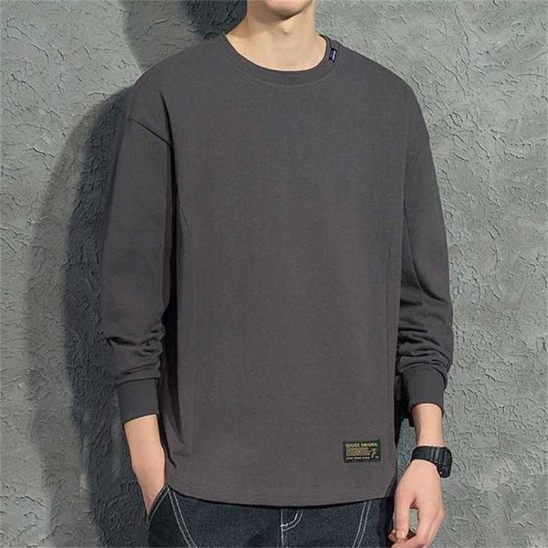 

fashion customize men normal sweatshirt fleece personalize advertising sweatshirt a831 round neck kids deep green black 211014