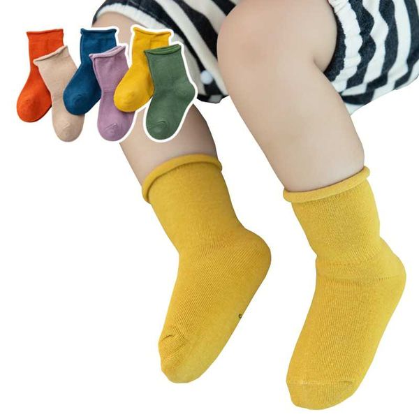 

socks autumn and winter curled baby warm, Pink;yellow