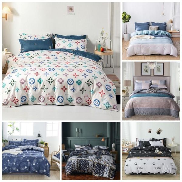 

bedding sets 3 pcs luxurious brand duvet cover set fashion twin//king luxury