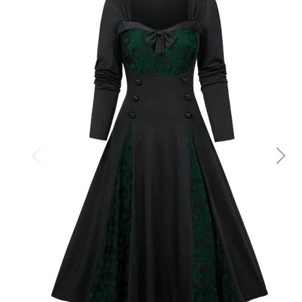 

factoryuvbs of dress in winter new 2019 women's, White;black
