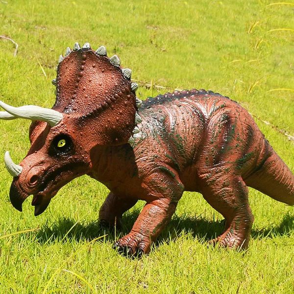 

Large Size Dinosaur Shark Model Toys for Kids Tyrannosaurus Rex Soft Puppets Animals Velociraptor Jurassic Worlds Children Gift