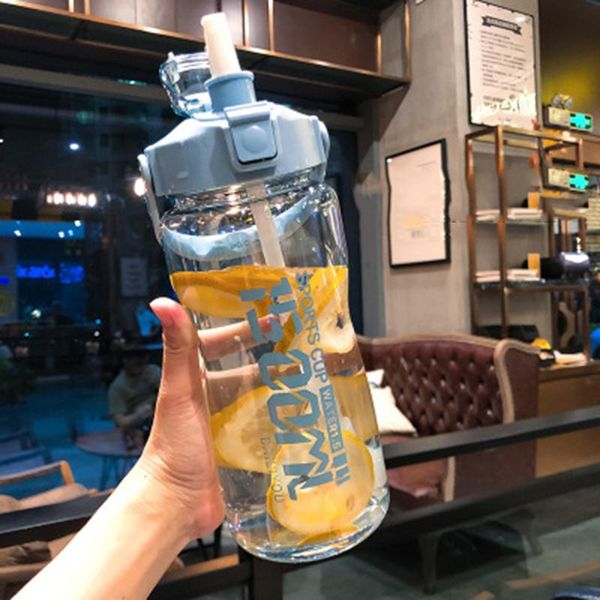 

large sports outdoor water bottle deep powder plastic large-capacity 2l drinking cup bottles