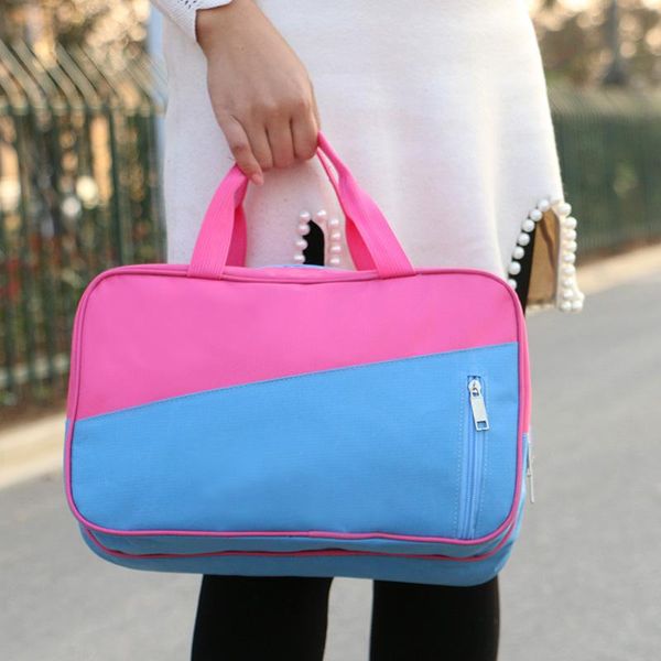 

cosmetic bags & cases large capacity bag 2 in 1 waterproof nylon wash women travel storage make up organizer makeup beauty handbag