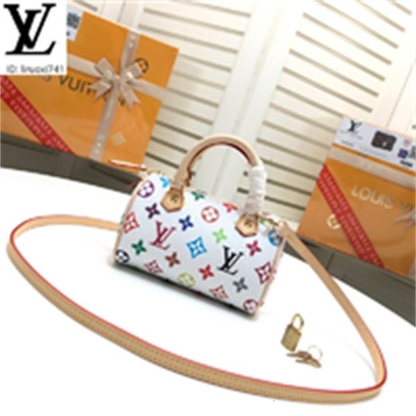 

brand designer luxury bx8l m61252 white color pillow bag women handbags iconic bags handles shoulder bags totes cross body bag clutches, Red;black