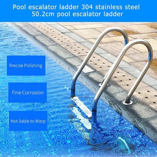 

pool & accessories 304 stainless steel swimming ladder steps non-slip replacement tread(screws included) for step