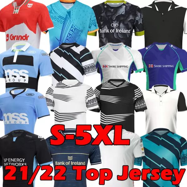 

21/22 fiji rugby jersey sevens national 7's rugby jerseys minster cardiff renster glasgow warriors mercedes cougar australia football s, Black;gray