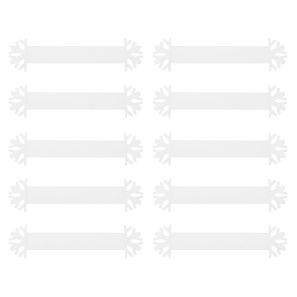 

napkin rings 20pcs unique clasps elegant snowflake adornments