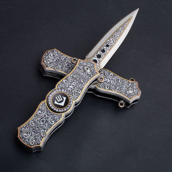 

new tactica knife foding bade pocket knives hunting knife edc too outdoor toos camping surviva knife gyro toy boy gifts