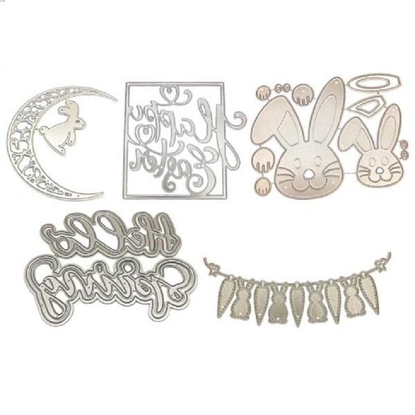 

painting supplies six different types of special designs metal cutting dies stencil scrapbooking diy stamp paper card embossing decora