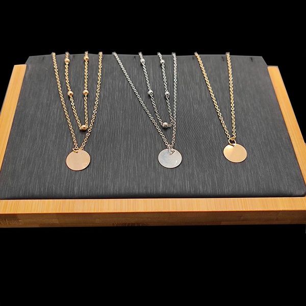 

chains vintage bohemia gold coin layered women chain necklace long choker collar pendant multi-layered round disc punk girls, Silver