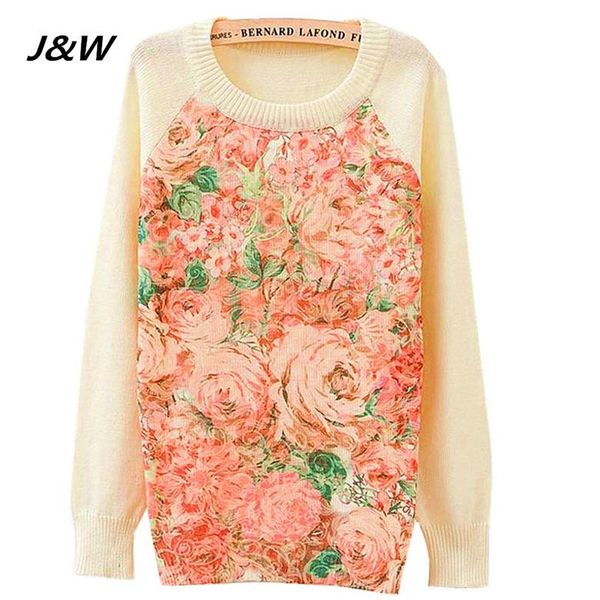 

women's sweaters sweater 2021 autumn winter harajuku women cute beautiful rose print pullovers long sleeve clothes, White;black