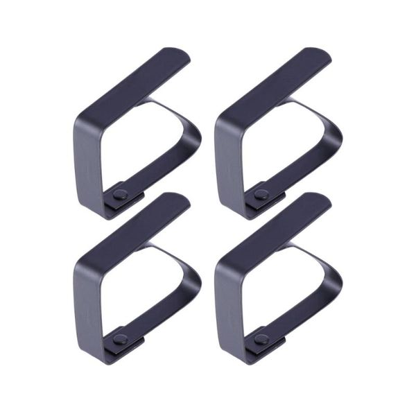 

clothing & wardrobe storage 4pcs table cloth clips stainless steel tablecloth clamps household holders adjustable fixing for ho