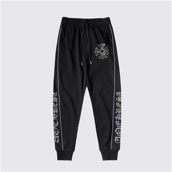 

new fashion brand men's casual sports pants in spring and summer of 2021, Black