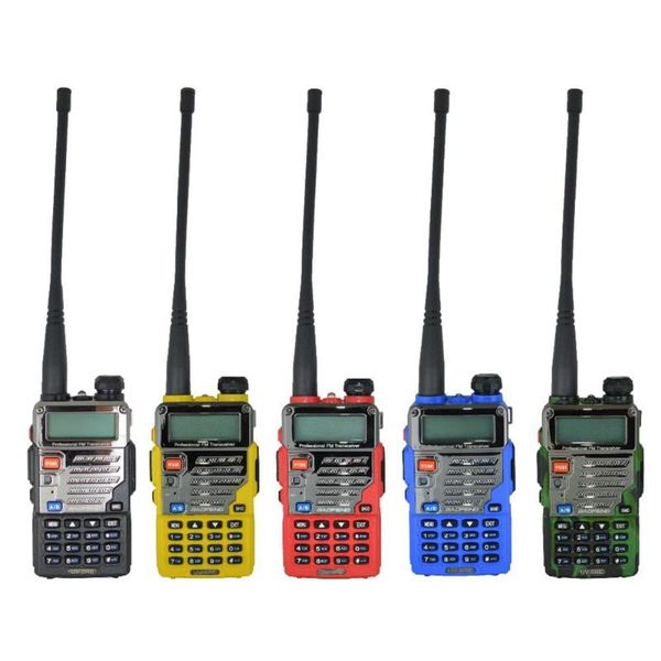 

walkie talkie baofeng 8w uv5re vhf/uhf dual band portable ham radio station amateur scanner intercome
