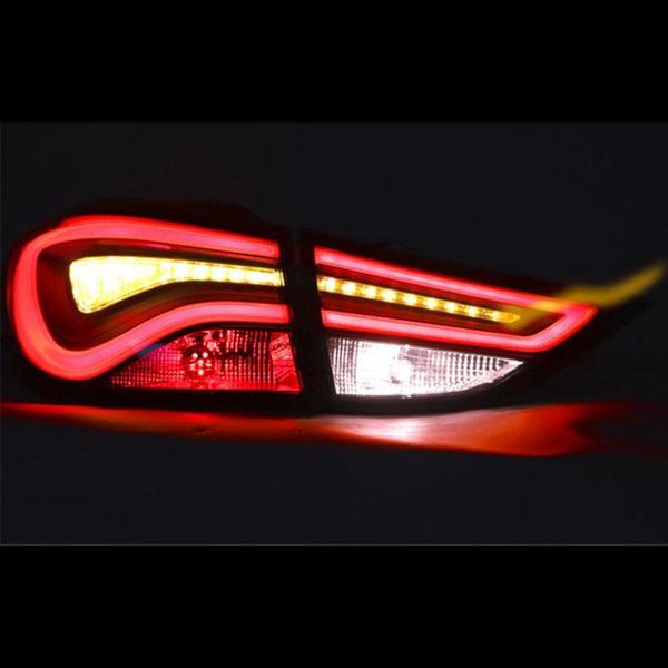 

car headlights suitable for 12-17 elantra korean version of the tail light assembly led guide running brake modified