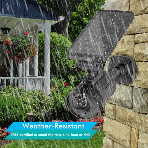 

cameras 1080p solar camera ip wifi wireless powered security outdoor waterproof pir motion detection cctv