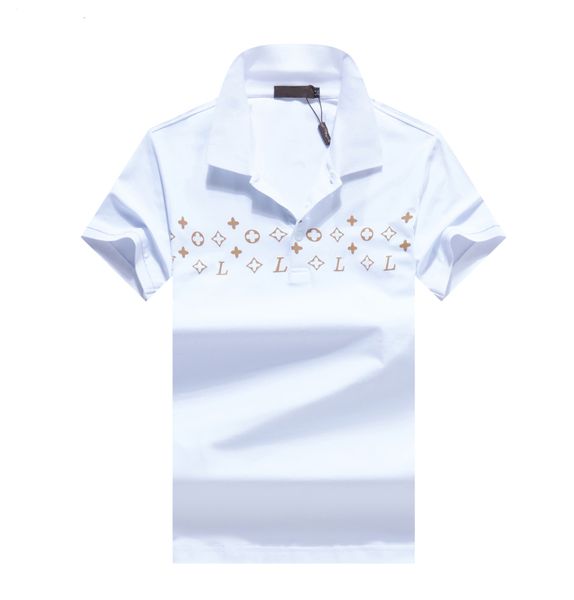 

dropship fashion designer men's polos shirts man s01hort sleeve t-shirt original single lapel shirt jacket sportswear jogging suit m-3x, White;black