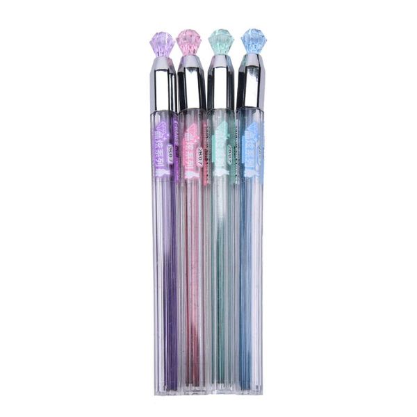 

ballpoint pens 1pc plastic black cutekawaii student stationery lead formechanical pencil with refills tube school office supply, Blue;orange