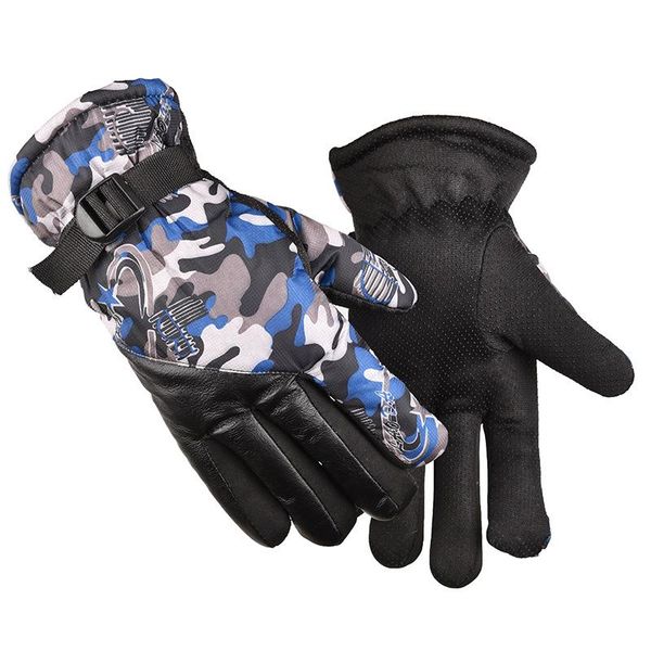 

oven mitts 1pair windsrs gloves winter couple models motorcycle ski warmer camouflage waterproof warm wa 021