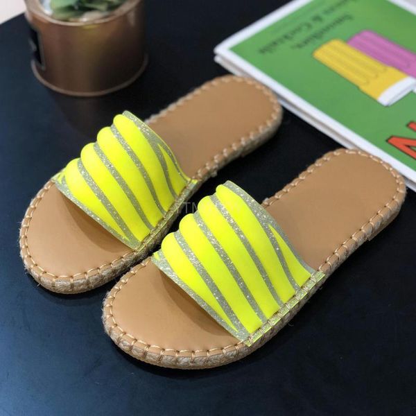 

women's platform slippers indoor bling beach shoes ladies casual flat slides soft comfort female summer zapatillas mujer, Black