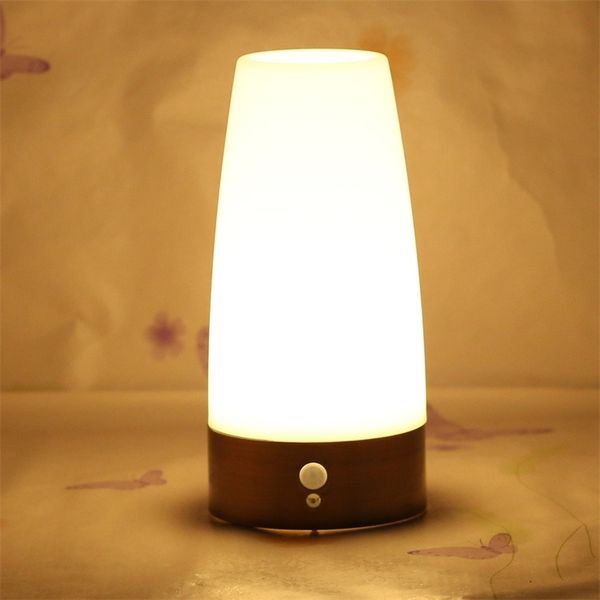 

creative home intelligent induction led small night european style table lamp hot