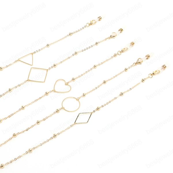 

fashion minimalist sunglasses glasses statement geometric eyeglass chains chain eyewears cord holder neck strap rope
