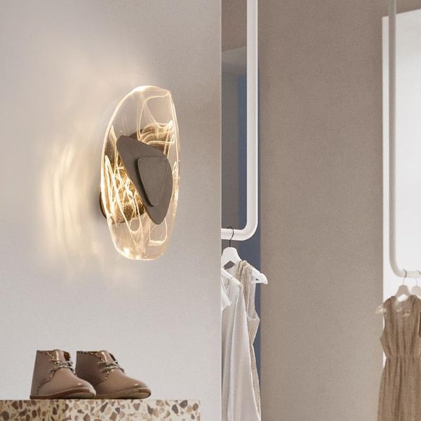 

wall lamps nordic led crystal bathroom light deco maison mirror lustre living room lamp bedroom