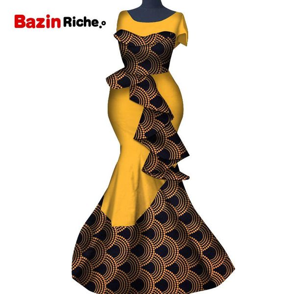 

ethnic clothing vestidos african dresses for women 2021 dashiki elegant party dress short sleeve traditional plus size wy5918, Red