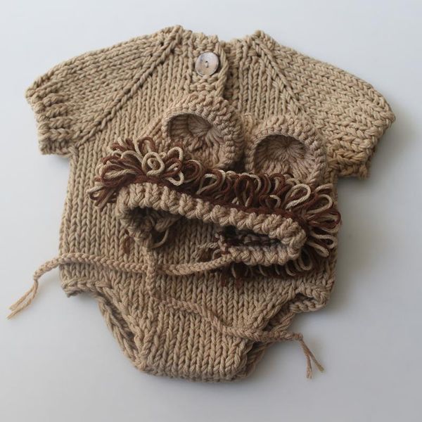 

caps & hats born baby pography props knitting hat crochet po girl/boy clothes outfits, Yellow