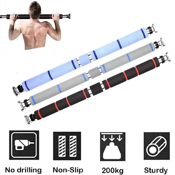 

horizontal bars 200kg 60-100cm adjustable door chin up exercise home workout gym pull bar sport training fitness equipments