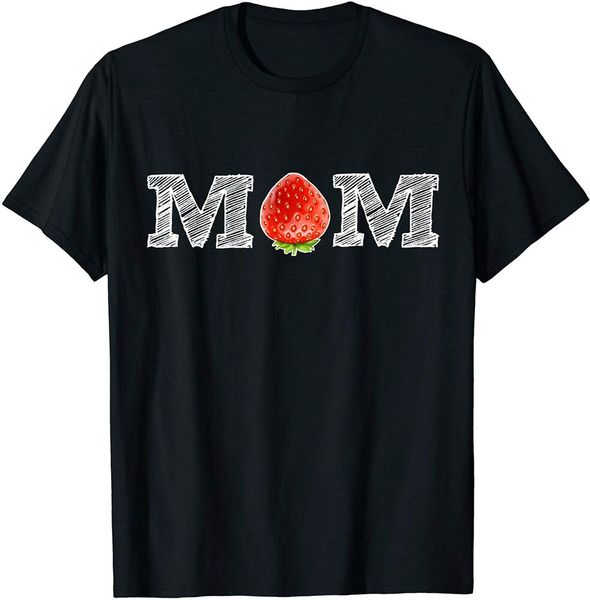 

funny strawberry mom fruit gift shirt mother's day tshirt size s-5xl, White;black