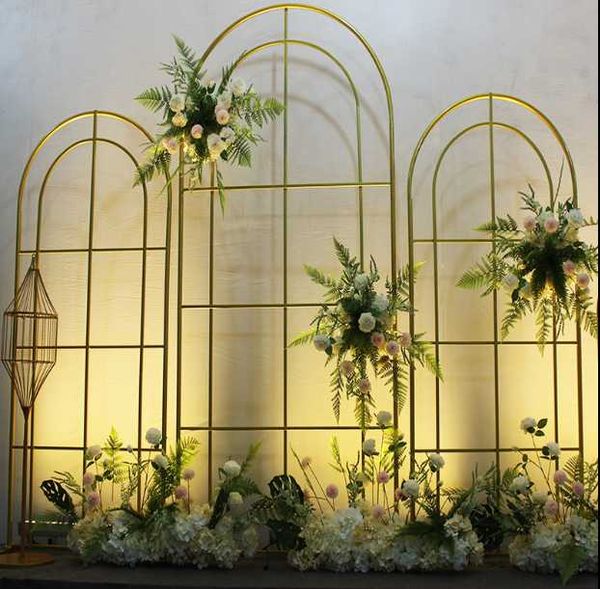 

wedding props iron screen stage decoration arch background party