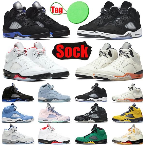 

racer blue 5 5s mens basketball shoes jade horizon oreo bluebird anthracite sail shattered backboard unc pe easter men trainers sports sneak