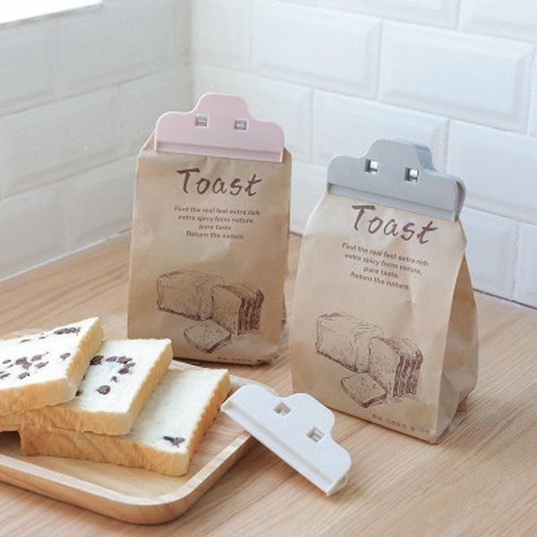 

bag clips 2pc/set kitchen snack sealing clip moisture-proof and anti deterioration food packaging