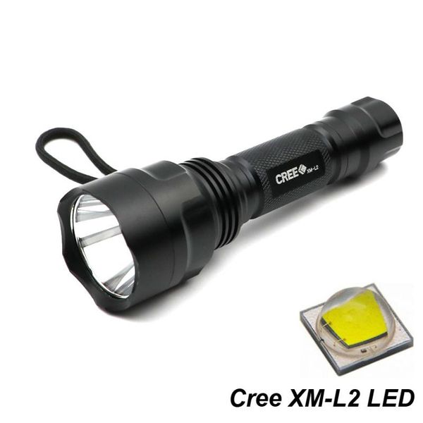 

xm-l2 t6 q5 led c8 night hiking camping fishing waterproof flash light l2 hunting torch lamp lampe de torche flashlights torches