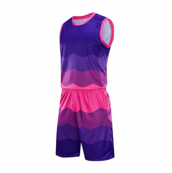 

custom men basketball set uniforms kits college basketballs jerseys sports diy customized training suits rose red