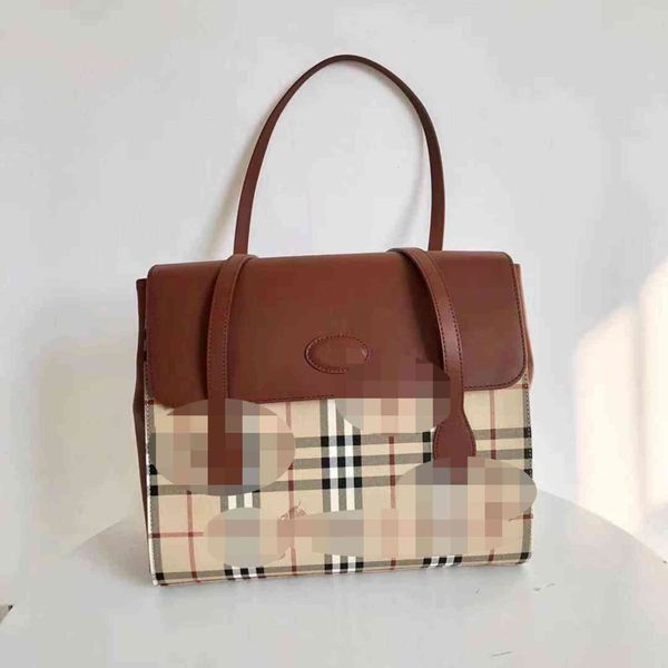 

handbag vintage temperament checkered shoulder bag armpit 2021 student, Black;red