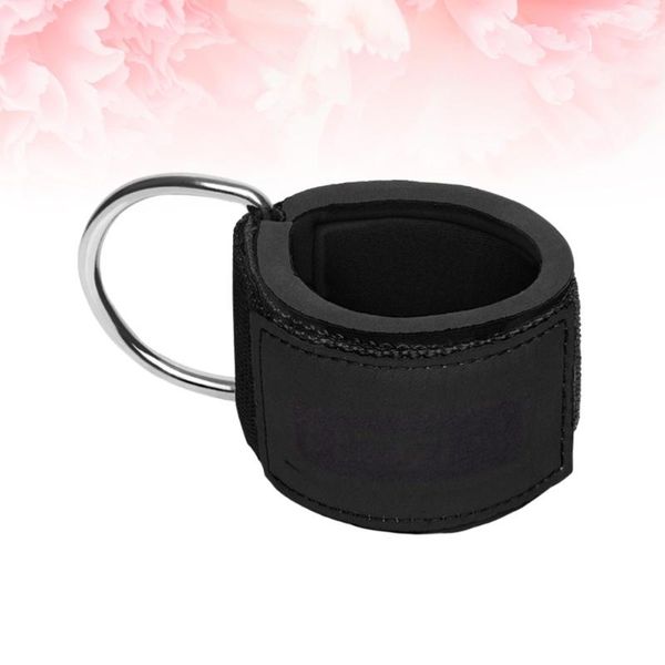 

sport ankle straps elastic resistance band calfs fitness strap for gym workouts machines leg exercises (black) support, Blue;black