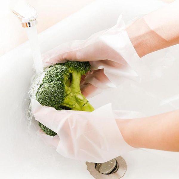 

disposable gloves 100pcs non-slip oil proof tpe kids adults for salon