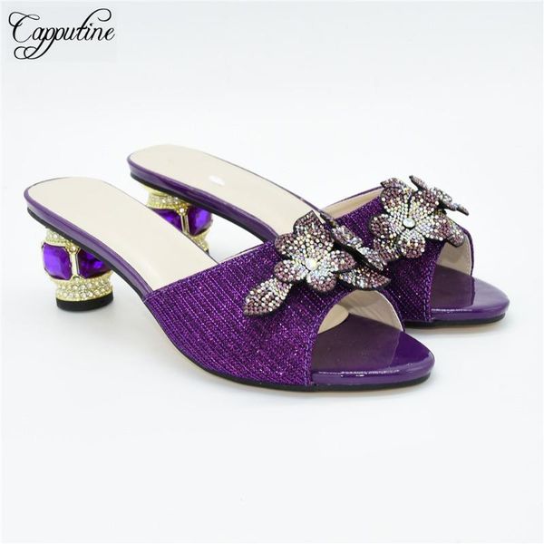 

dress shoes amazing purple high heel wedding/party with stones for fashion lady 678-4 , height 6.5cm, Black