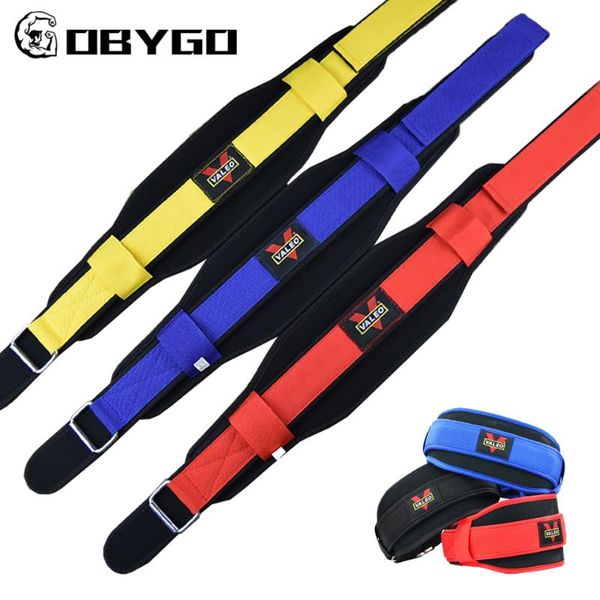 

waist support gobygo gym train protector belt sports muscle compression body building back protective gear tool, Black;gray