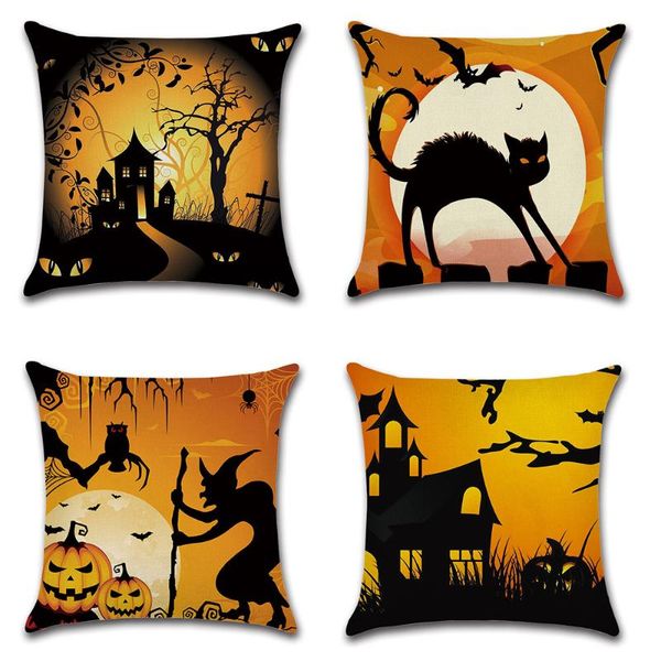 

cushion/decorative pillow case linen covers halloween celebration mischievous