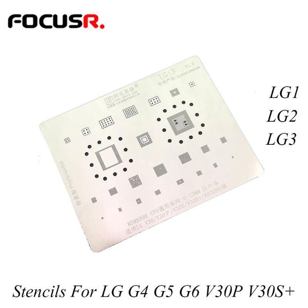 

3 BGA Reballing Stencil For MSM CPU Tin Planting Soldering Net G2 G3 G4 G5 G6 V30 V30P V30S V30S+ Cell Phone Repairing Tools