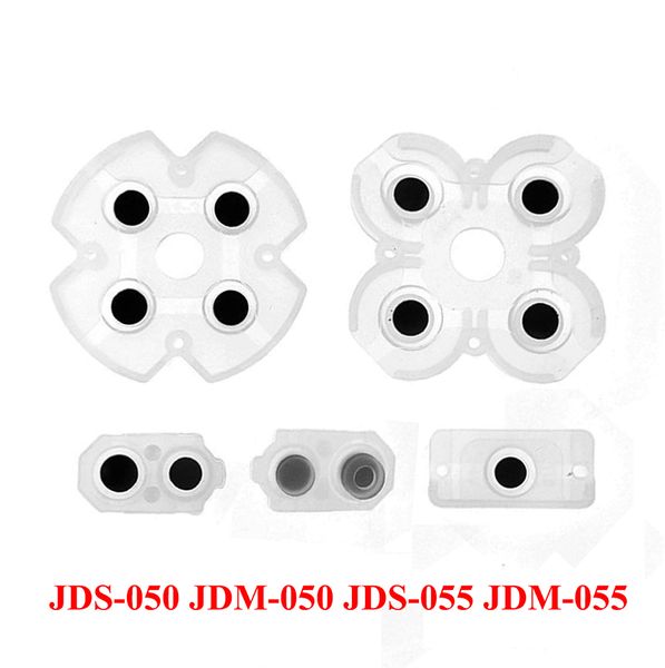 Silicone Conductive Pad Kit Substituição para PS4 Pro Playstation 4 JDS JDM 050 055 5.0 Teclados do Controlador Botão Botão Borracha Contato Alta Qualidade Rápido Navio Rápido