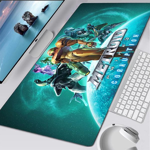 

mouse pads & wrist rests anime pad kawaii accessories mat gaming keyboard mause gamer desk mousepad cute pc mausepad deskmat cool metroid