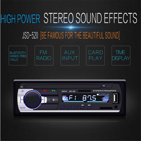 

car stereo mp3 player 12v auto radio led digital display in-dash bluetooth fm radios players support usb sd aux & mp4