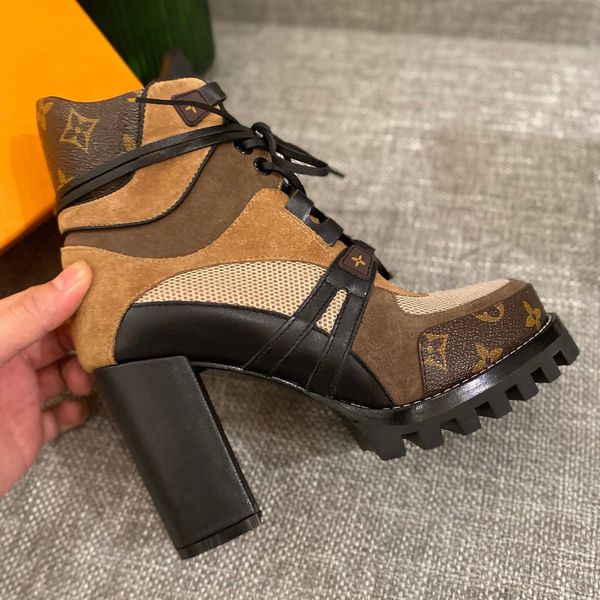 

selling comfortable women's shoes designer lace up fashion luxury high-heel comfortable brand ankle boots, Red;white