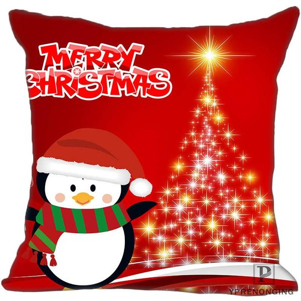 

pillow case custom decorative pillowcase mrry christmas square zippered cover gift 35x35,40x40,45x45cm(one side)180516-25