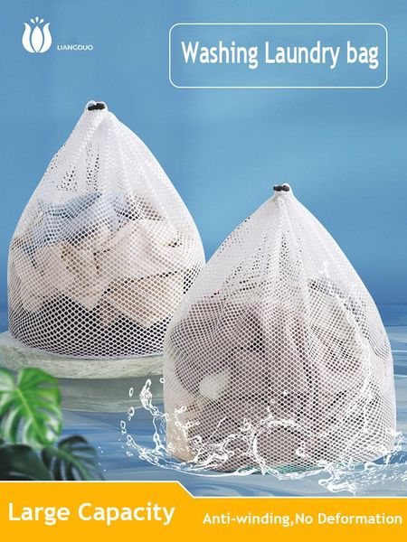 

laundry bags 5 pcs/lots mesh wash household washing machine bag for underwear bra socks dirty clothes organizer basket
